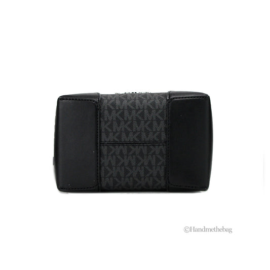 Michael Kors Mercer Small Black PVC Bucket Crossbody Bag